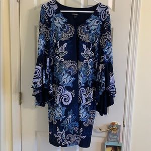 Blue Floral Dress